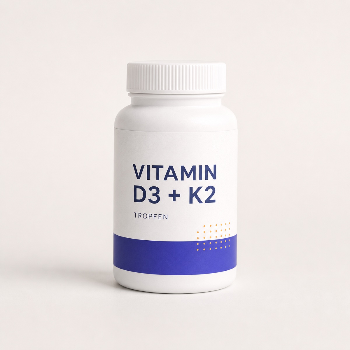 Vorderseite des Vitamin-D3-und-K2-Produkts